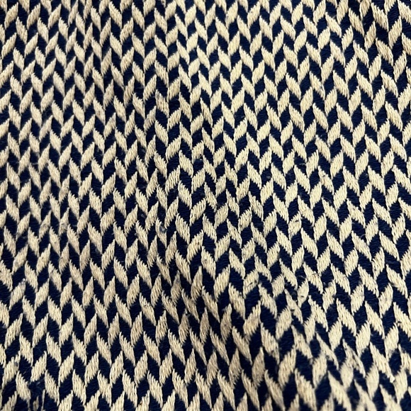 Navy and White Beach Tote - Picture 2 of 4